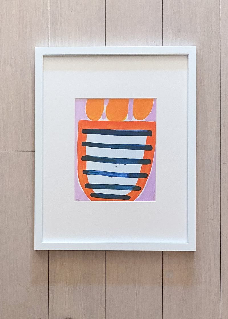 Fruit Striped Flora no.4 - Framed Giclee